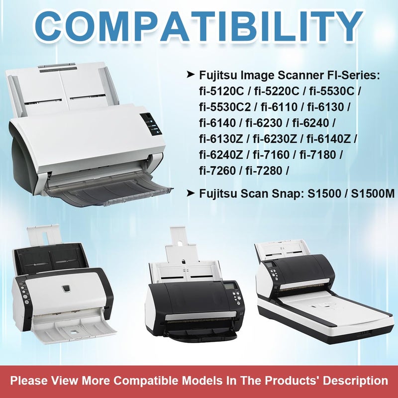 Eagleggo محول طاقة EAGLEGGO من AC 100-240V إلى DC 24V 3A بديل لجهاز مسح الصور Fujitsu سلسلة FI fi-7160 fi-7180 fi-7260 fi-7280 PA03586-B015 سلك طاقة AC - Image 5